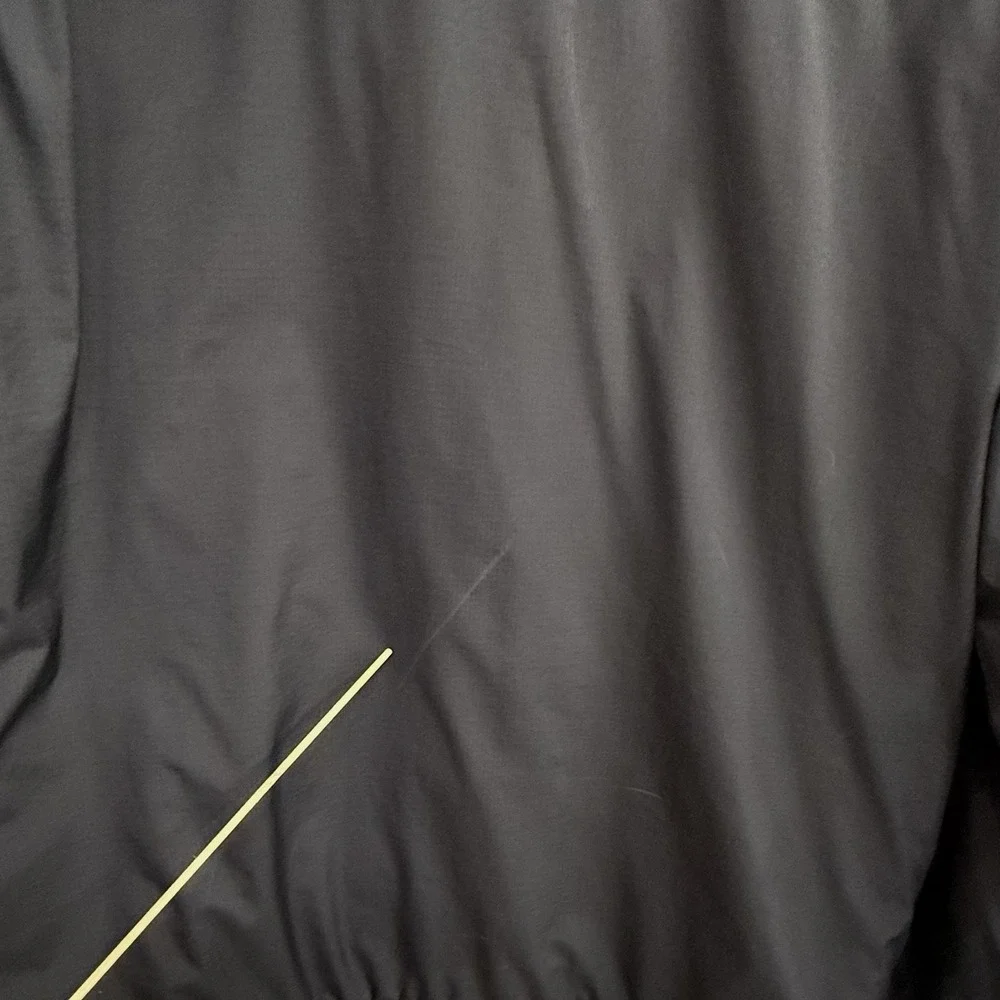 Vtg Adidas Men's M/L Black Gray Reversible Jacket 3 Stripe Logo Hooded Coat 90's